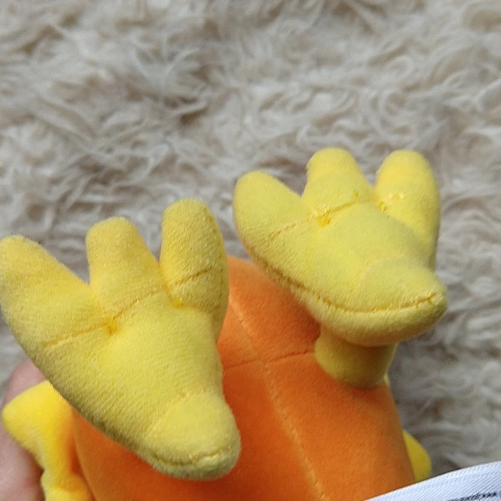 Pokemon Torchic Orange and Yellow Bird Chick Plush Tag 9